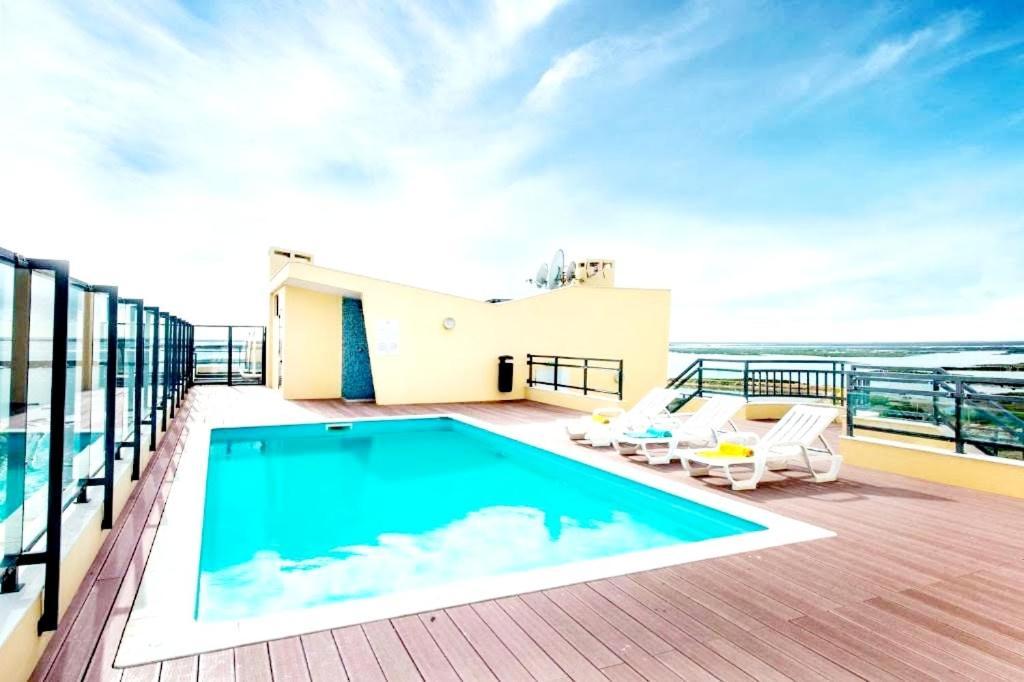 A Gaivota Ria Formosa Waterfront Lux Apart With Pool, Olhao, Algarve Extérieur photo